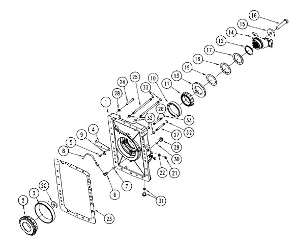 226496A2 - Прокладка толщ. 0,5мм крышки дифф. моста TJT9./St.